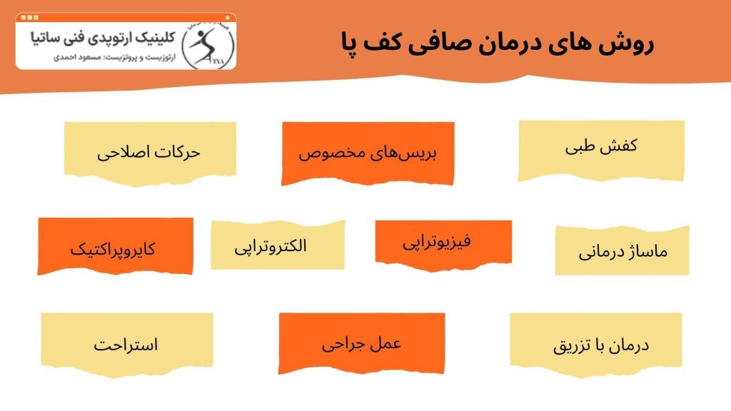 درمان صافی کف پا چیست؟