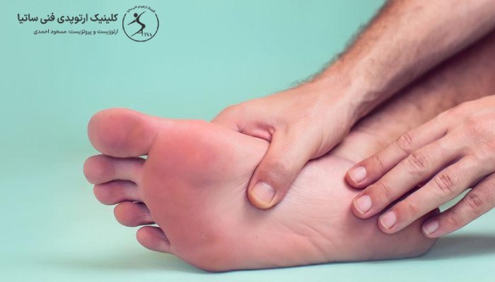 کاهش درد کف پا در شب